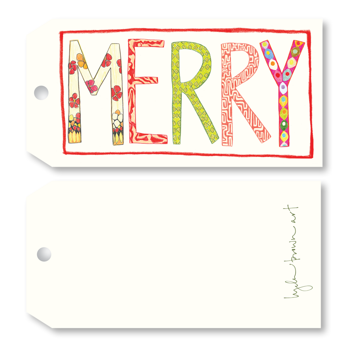 Cheers • Merry • FaLaLa Gift Tags
