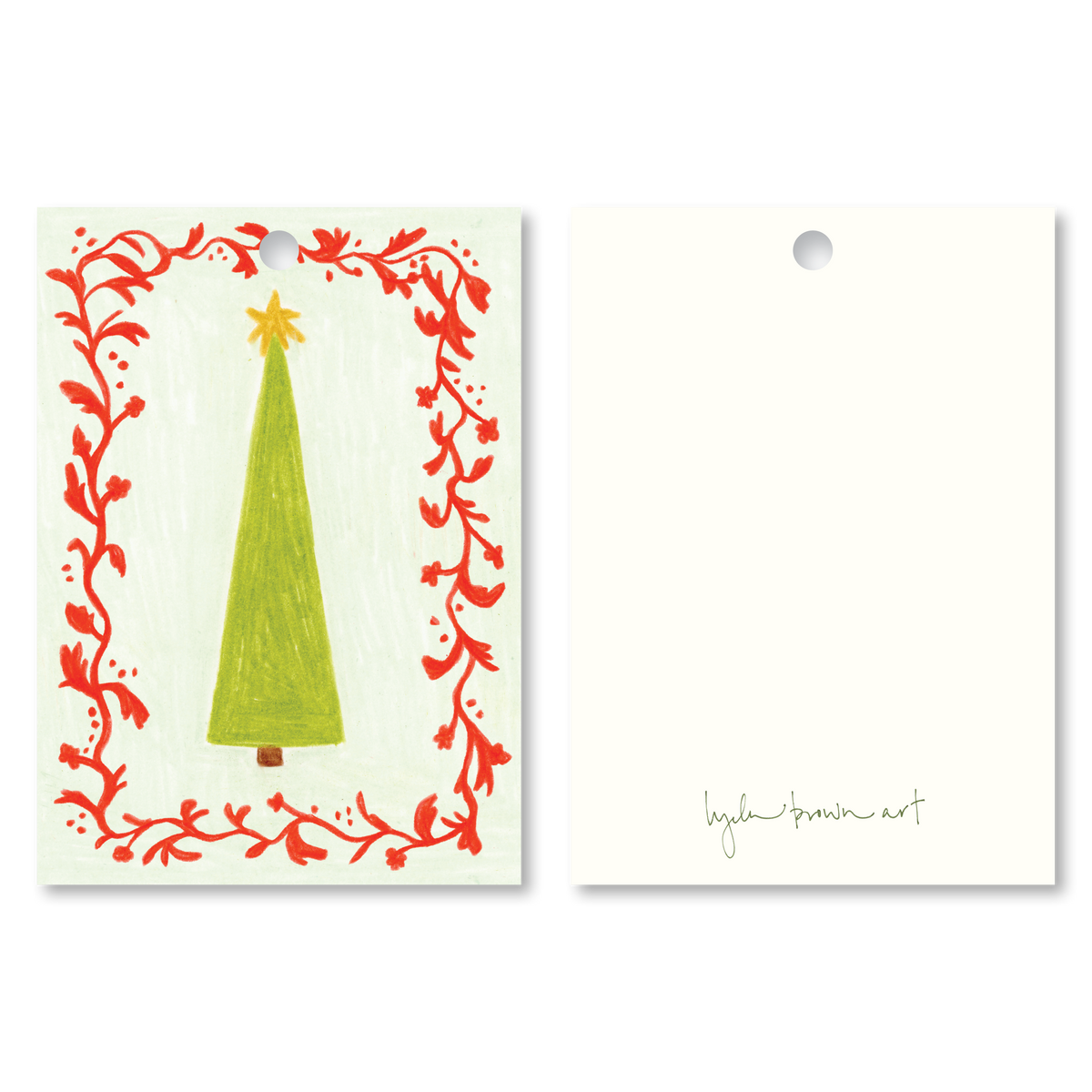 Christmas Tree Gift Tags