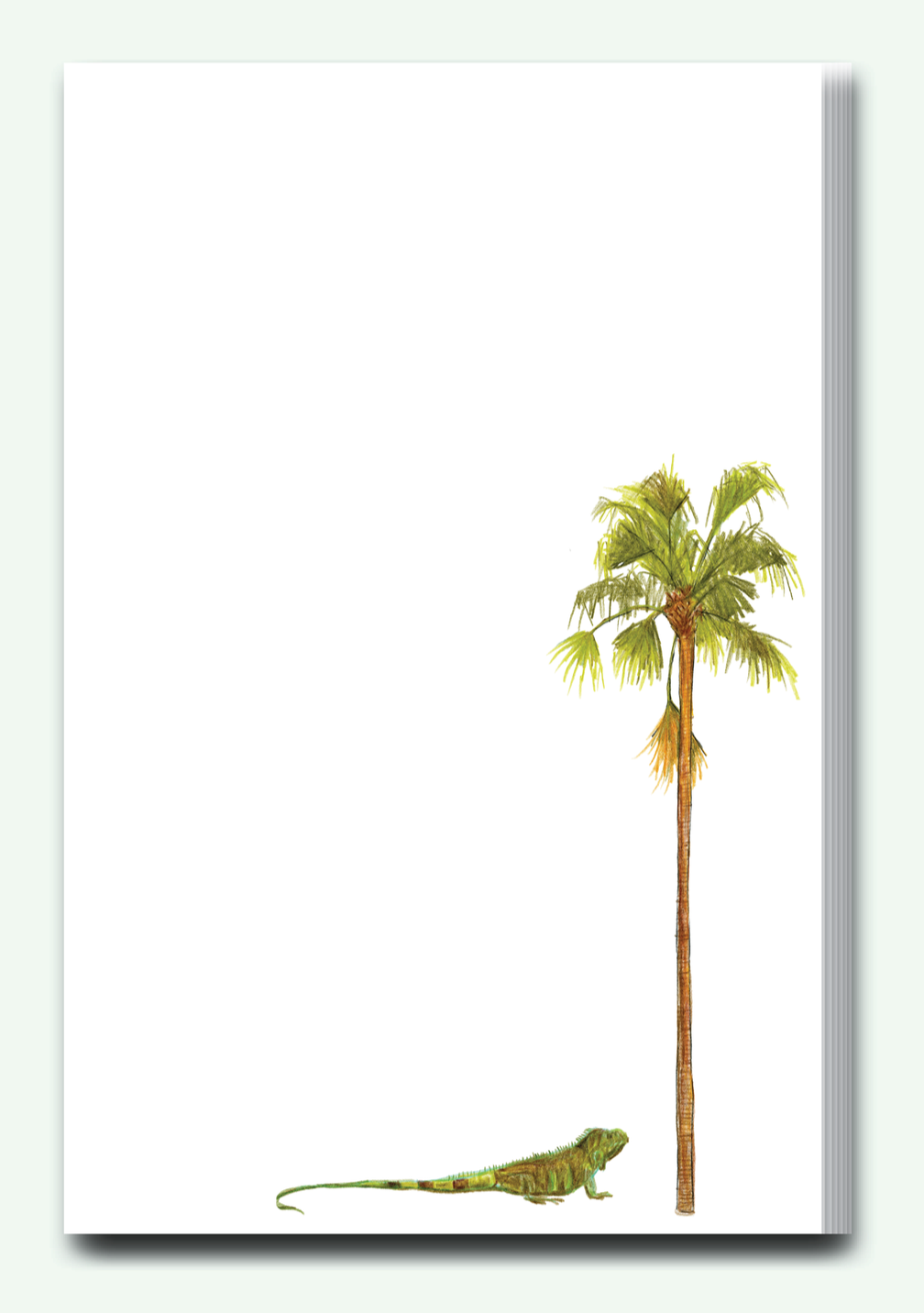 Iguana Palm Notepad