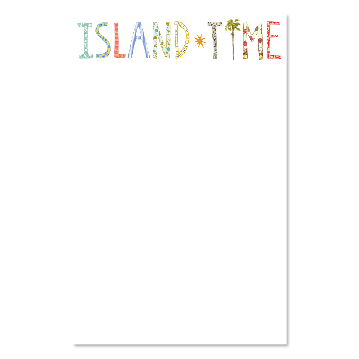 “Island Time” Notepad