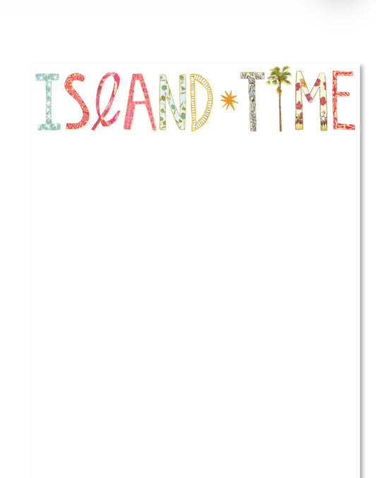 “Island Time” Notepad
