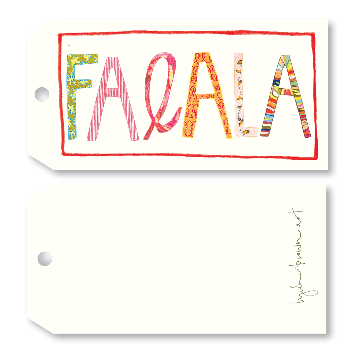Cheers • Merry • FaLaLa Gift Tags