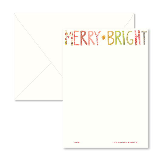 Merry & Bright Card