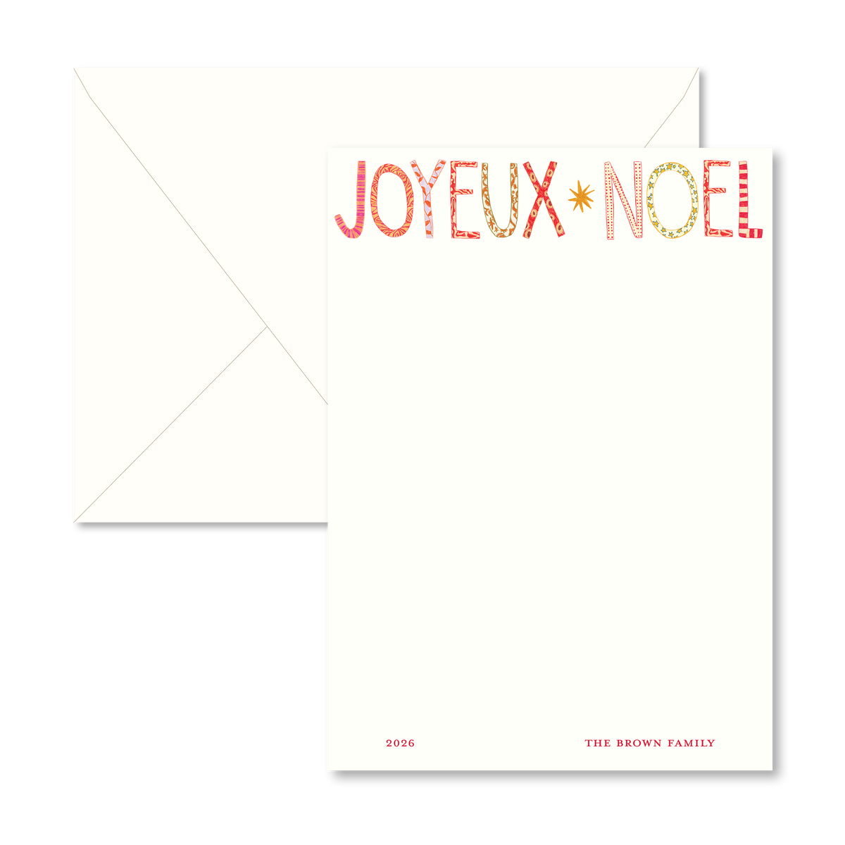 Joyeux Noel Card