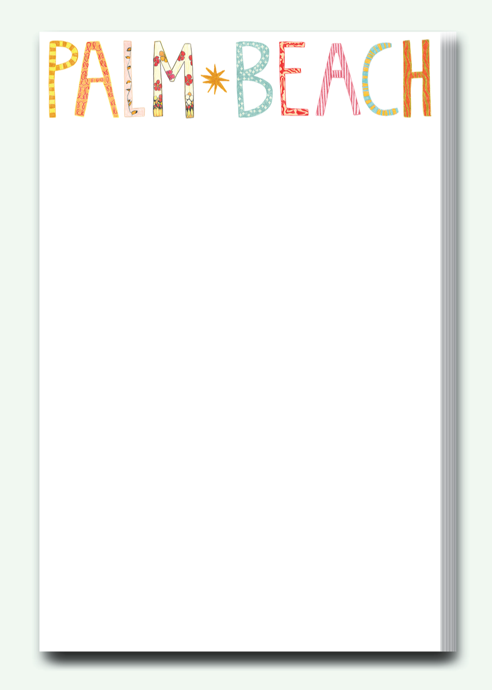 “Palm Beach” Notepad