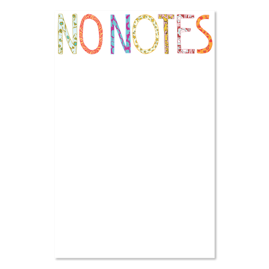"No Notes" Notepad