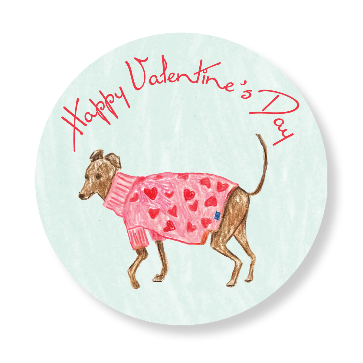 "Happy Valentine's Day" Stickers