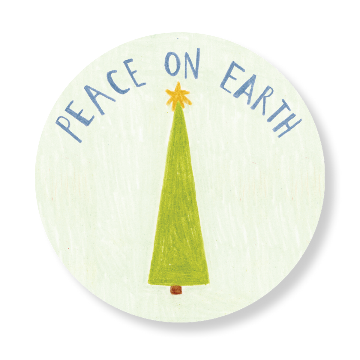 "Peace on Earth" Tree Stickers