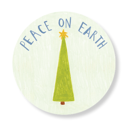 "Peace on Earth" Tree Stickers