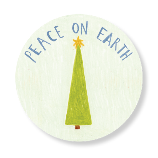 "Peace on Earth" Tree Stickers