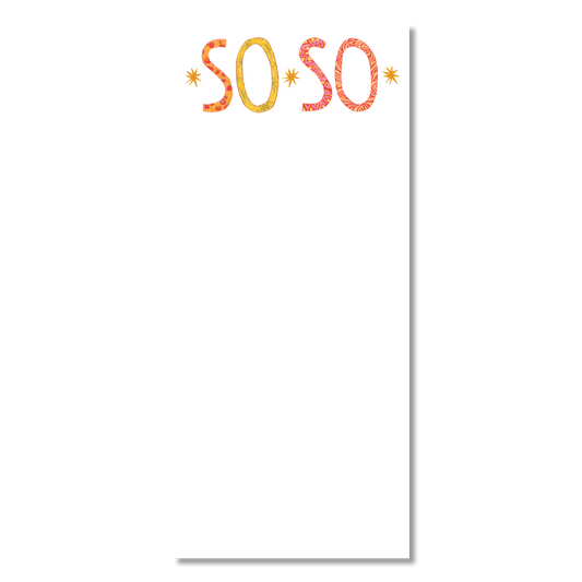 "SoSo" Notepad